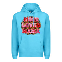 Ocean Blue most loved mama Premium Hoodie - texasbilliewilder