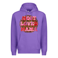Purple most loved mama Premium Hoodie - texasbilliewilder