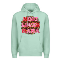 Seafoam most loved mama Premium Hoodie - texasbilliewilder