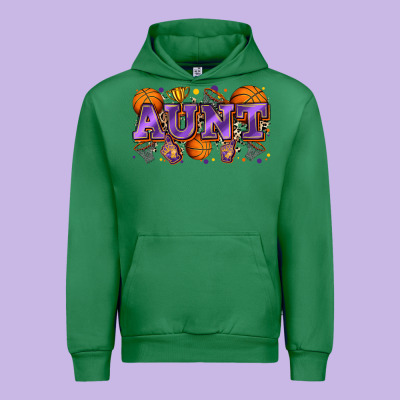 Aunt Basketball Urban Hoodie Designed By Zillion Design Studio