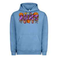 Pigment Pebble Blue aunt basketball Urban Hoodie - Zillion Design Studio