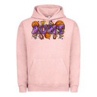 Pigment Salmon aunt basketball Urban Hoodie - Zillion Design Studio