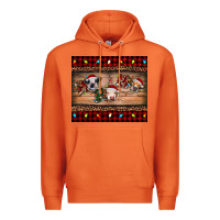 Carrot hohoho christmas cows Premium Hoodie - RanaPortraitStore