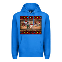 True Royal hohoho christmas cows Premium Hoodie - RanaPortraitStore