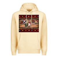 Pina Colada hohoho christmas cows Premium Hoodie - RanaPortraitStore
