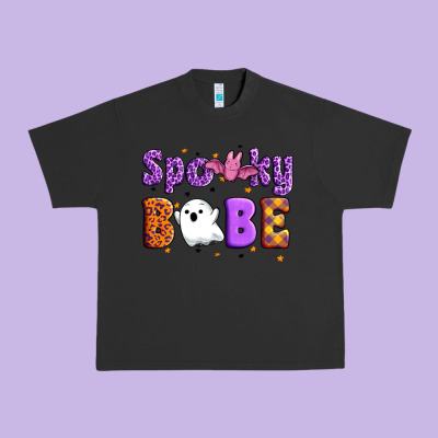 Spooky Babe Urban Heavy Tee Designed By Artiststas