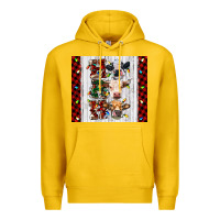 Lemon ho ho ho christmas cow Premium Hoodie - RanaPortraitStore