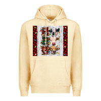 Pina Colada ho ho ho christmas cow Premium Hoodie - RanaPortraitStore