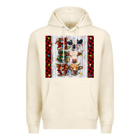 Tofu ho ho ho christmas cow Premium Hoodie - RanaPortraitStore
