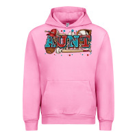 Fuchsia Pink aunt baseball Urban Hoodie - Zillion Design Studio