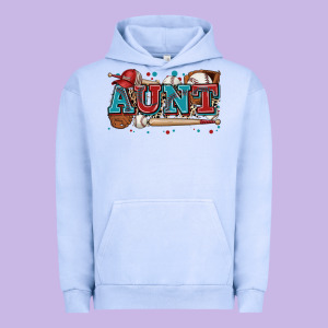 Aunt Baseball Urban Hoodie Designed By Zillion Design Studio