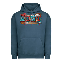 Pigment Midnight Navy aunt baseball Urban Hoodie - Zillion Design Studio