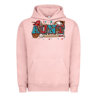 Pigment Salmon aunt baseball Urban Hoodie - Zillion Design Studio