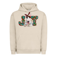 Pigment French Oak Christmas joy bull terrier Urban Hoodie - RanaPortraitStore