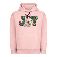 Pigment Salmon Christmas joy bull terrier Urban Hoodie - RanaPortraitStore