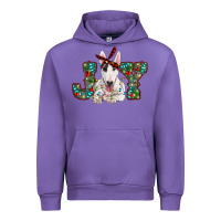 Tulip Christmas joy bull terrier Urban Hoodie - RanaPortraitStore