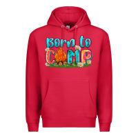 Cardinal born to camp Premium Hoodie - Zillion Design Studio