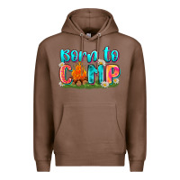 Chestnut born to camp Premium Hoodie - Zillion Design Studio