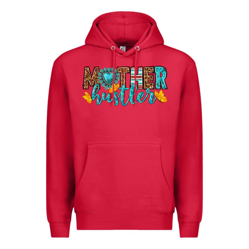Mother Hustler Premium Hoodie by texasbilliewilder | Teevron