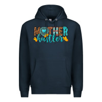 Navy mother hustler Premium Hoodie - texasbilliewilder