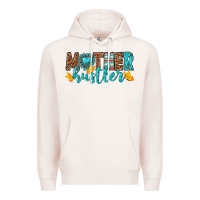 Pale Pink mother hustler Premium Hoodie - texasbilliewilder