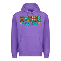 Purple mother hustler Premium Hoodie - texasbilliewilder