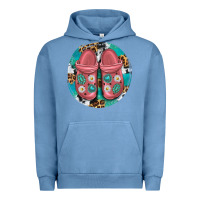 Pigment Pebble Blue western crocin Urban Hoodie - texasbilliewilder