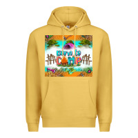 Antique Gold born to camp Premium Hoodie - Zillion Design Studio
