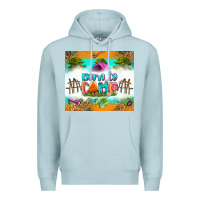 Blue Mist born to camp Premium Hoodie - Zillion Design Studio