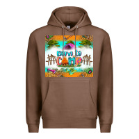 Chestnut born to camp Premium Hoodie - Zillion Design Studio