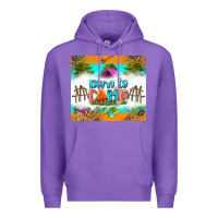 Purple born to camp Premium Hoodie - Zillion Design Studio