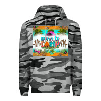 Slate Camo born to camp Premium Hoodie - Zillion Design Studio