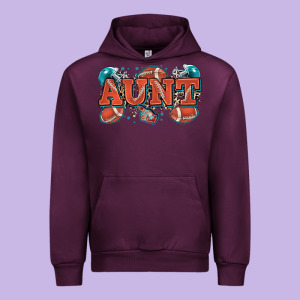 Aunt American Football Urban Hoodie Designed By Zillion Design Studio