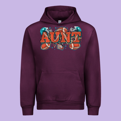 Aunt American Football Urban Hoodie Designed By Zillion Design Studio