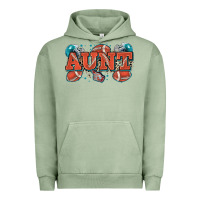 Pigment Oil Green aunt American football Urban Hoodie - Zillion Design Studio