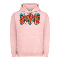 Pigment Salmon aunt American football Urban Hoodie - Zillion Design Studio