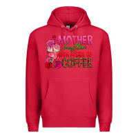Cardinal mother hustler wt a side of coffee Premium Hoodie - texasbilliewilder