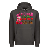 Smoke mother hustler wt a side of coffee Premium Hoodie - texasbilliewilder