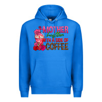 True Royal mother hustler wt a side of coffee Premium Hoodie - texasbilliewilder