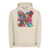 Pigment French Oak western nurse Urban Hoodie - texasbilliewilder