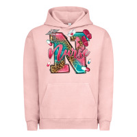 Pigment Salmon western nurse Urban Hoodie - texasbilliewilder
