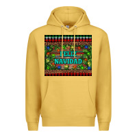 Antique Gold feliz navidad Premium Hoodie - RanaPortraitStore
