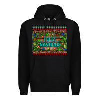 Black feliz navidad Premium Hoodie - RanaPortraitStore