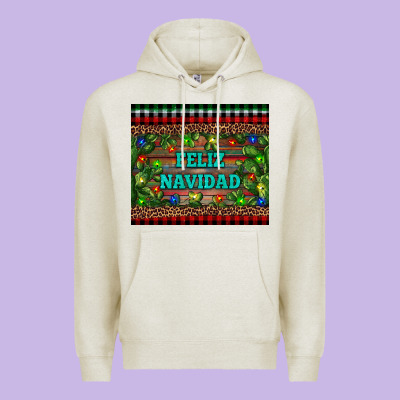 Feliz Navidad Premium Hoodie Designed By Ranaportraitstore