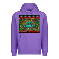 Purple feliz navidad Premium Hoodie - RanaPortraitStore