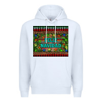 White feliz navidad Premium Hoodie - RanaPortraitStore