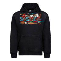Black sister baseball Urban Hoodie - Zillion Design Studio