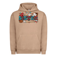 Pigment Burro sister baseball Urban Hoodie - Zillion Design Studio