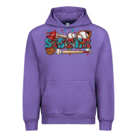 Tulip sister baseball Urban Hoodie - Zillion Design Studio