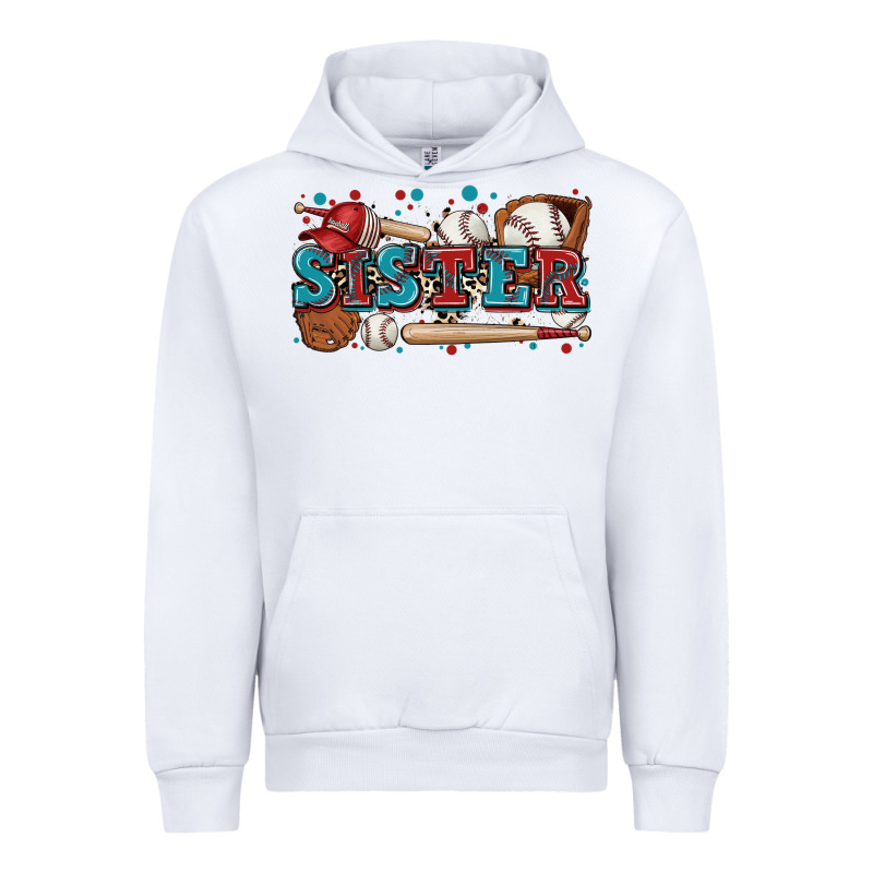 Sister Baseball Urban Hoodie by Zillion Design Studio | Teevron